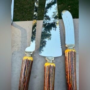 Vintage serving pieces